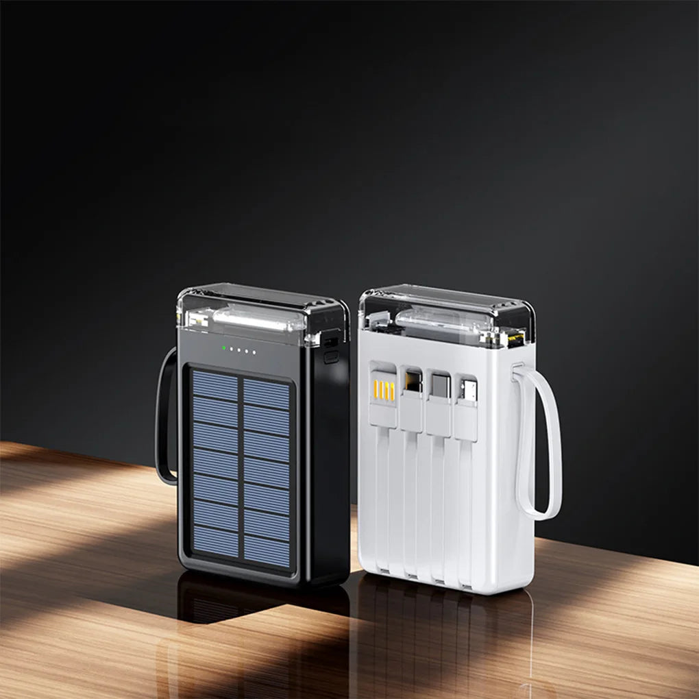 10000mAh Solar Power Bank Fast Charging Solar External Battery for Outdoor Travel Large Capacity Solar Powerbank