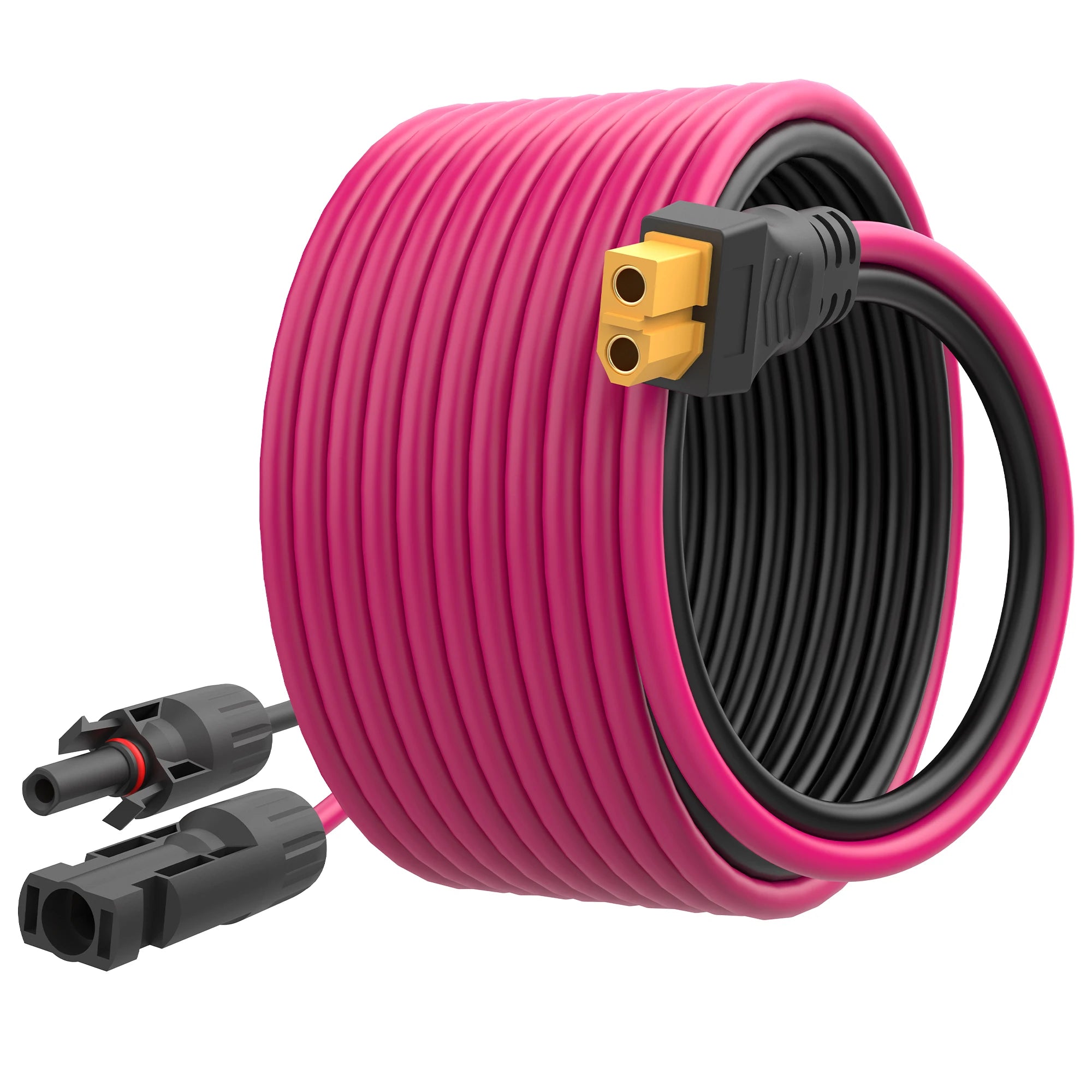 Solar to XT60 extension cable 12AWG 30A solar connector to XT60 adapter cable suitable for solar panel to portable power station