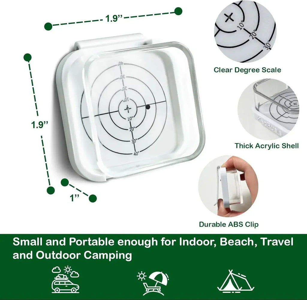 SOECOPO Sun Angle Guide for Solar Panel Solar Panel Accessories Find The Optimal Angle for Portable Panels Tools