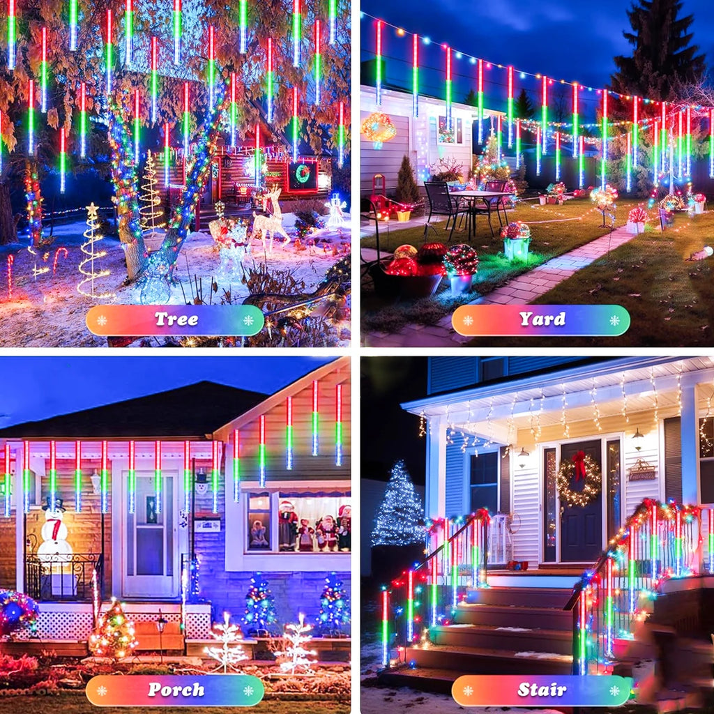 Catena Luci LED Solare Meteor Impermeabile