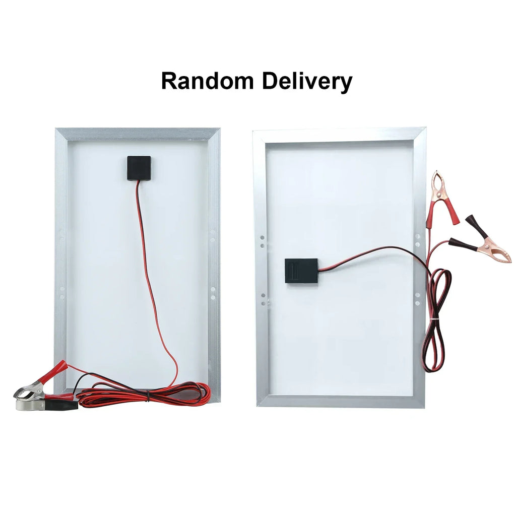 20W/H Solar Panel Kit Complete12V Polycrystalline Power Portable Outdoor Rechargeable Solar Cell Solar Generator for Home