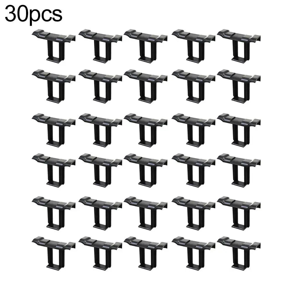 30pcs  Solar Panel Drain Clip Clamp Solar Panel Drainage Clips Roof Solar Panel Frame Outdoor Home Life   ﻿