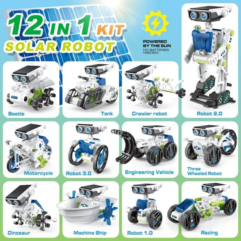 Kit Robot Solare 12 in 1 Educativo