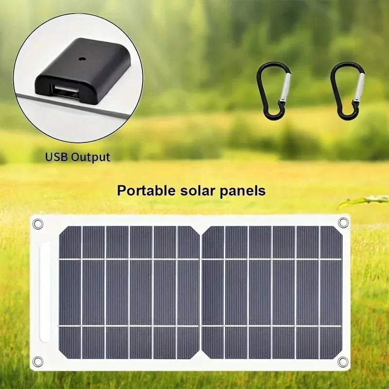 35W Foldable Solar Charger Dual USB with Smart Charge Tech for Power Bank,iPhone,Camping,RV,Emergency&Outdoor Travel Accessories