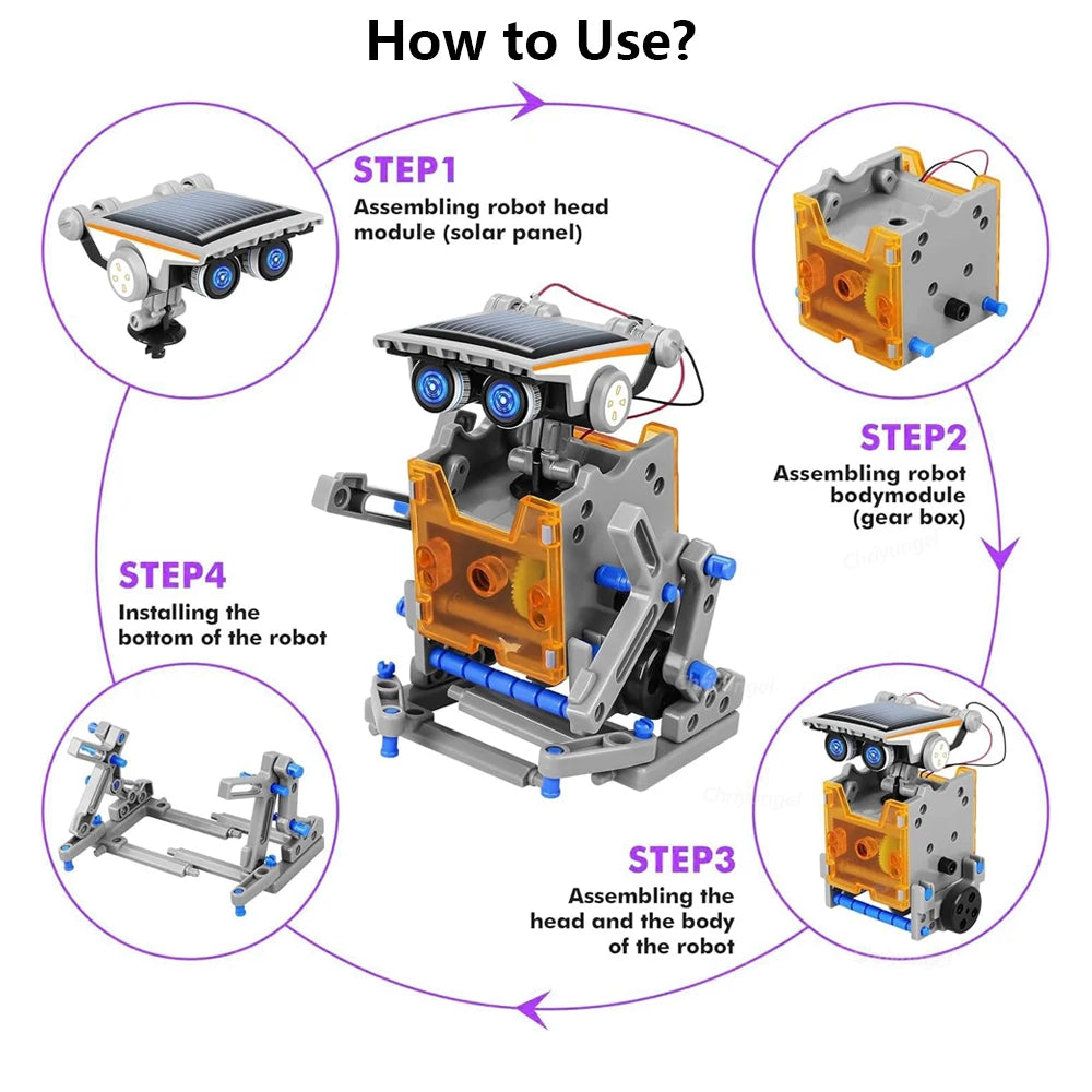 Kit Robot Solare 13 in 1 STEM