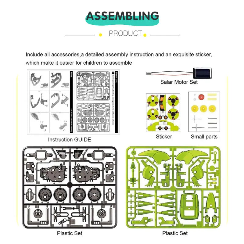 Kit Robot Dinosauro Solare STEM