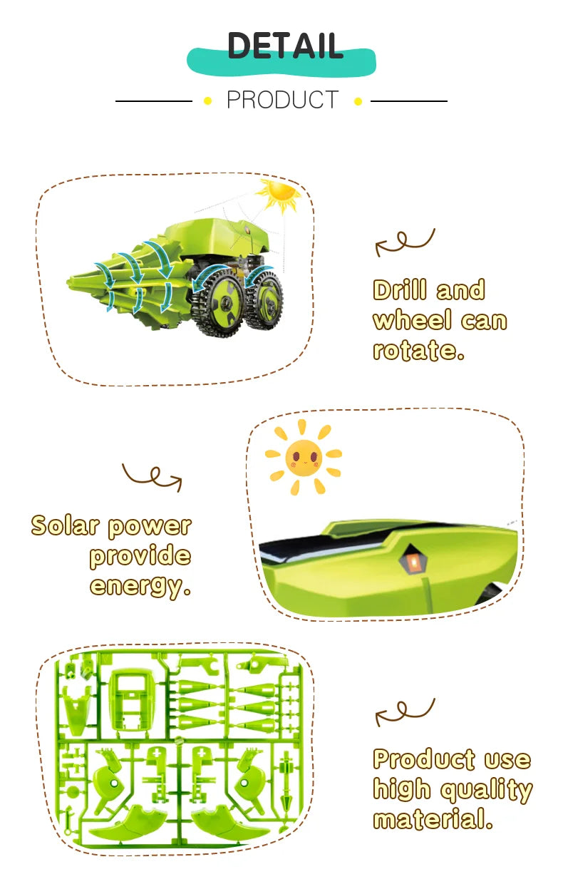 Kit Robot Dinosauro Solare STEM