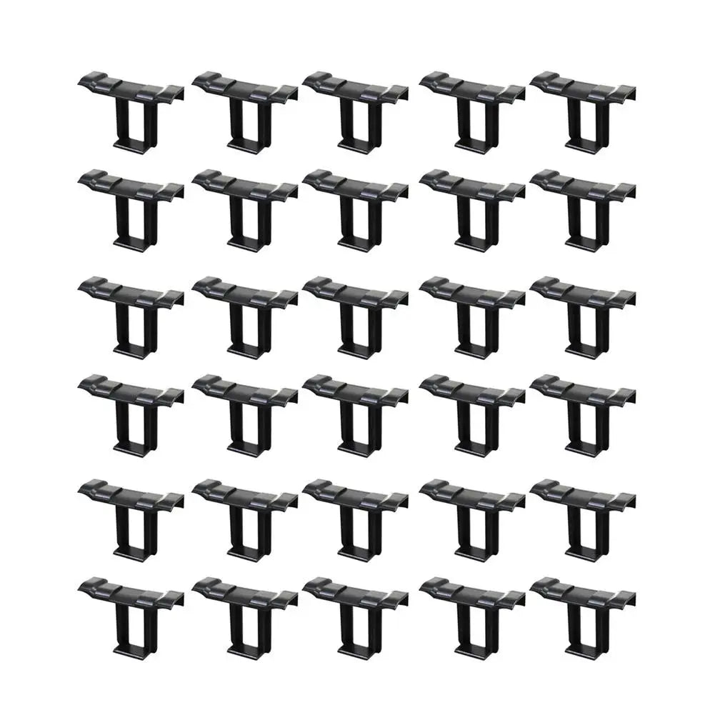 30pcs  Solar Panel Drain Clip Clamp Solar Panel Drainage Clips Roof Solar Panel Frame Outdoor Home Life   ﻿