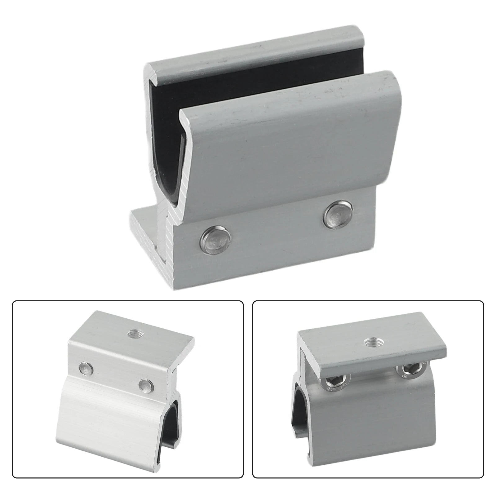 Seam Clamp Solar Panel Clip Accessorie Aluminum Alloy Fixing Fixture Mounting Photovoltaic Bracket Roof Corner