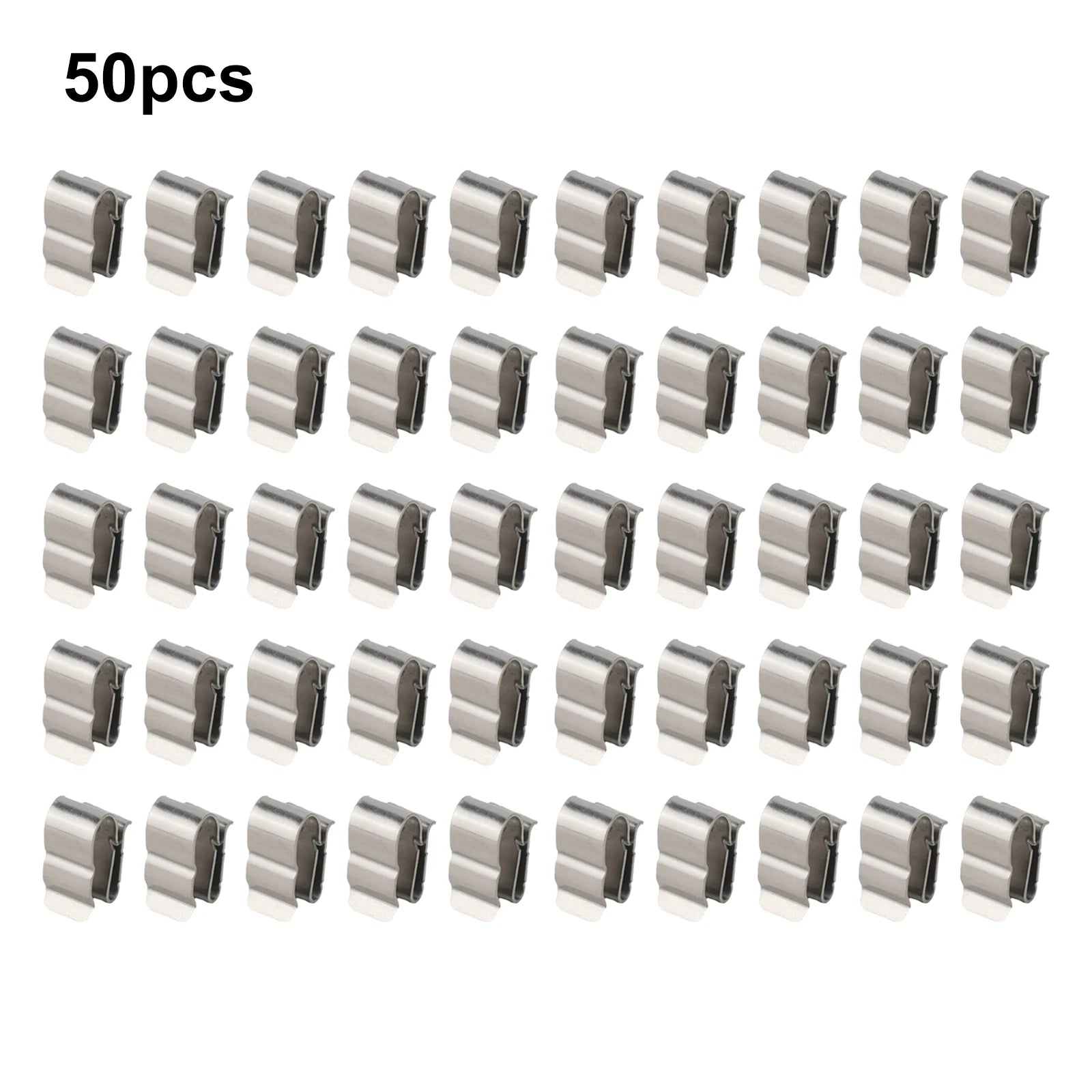 50/20 Pcs Solar Panel Wire Clip For 2x6mm Stainless Steel Cable Trailer Photovoltaic Clamps Clip Organizer For PV Wiring Boat